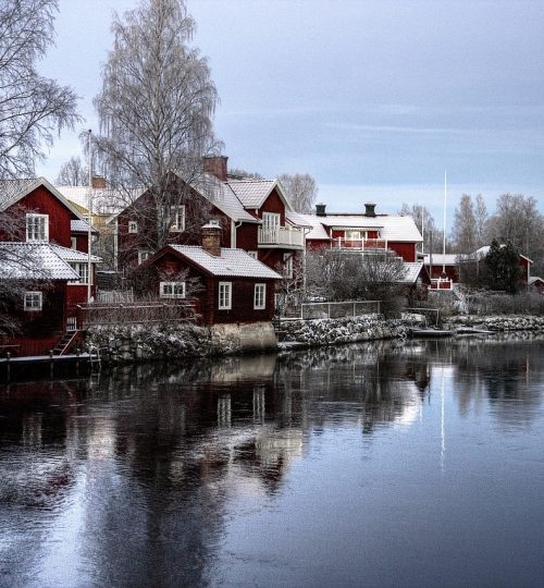 svenskahus vinterlandskap